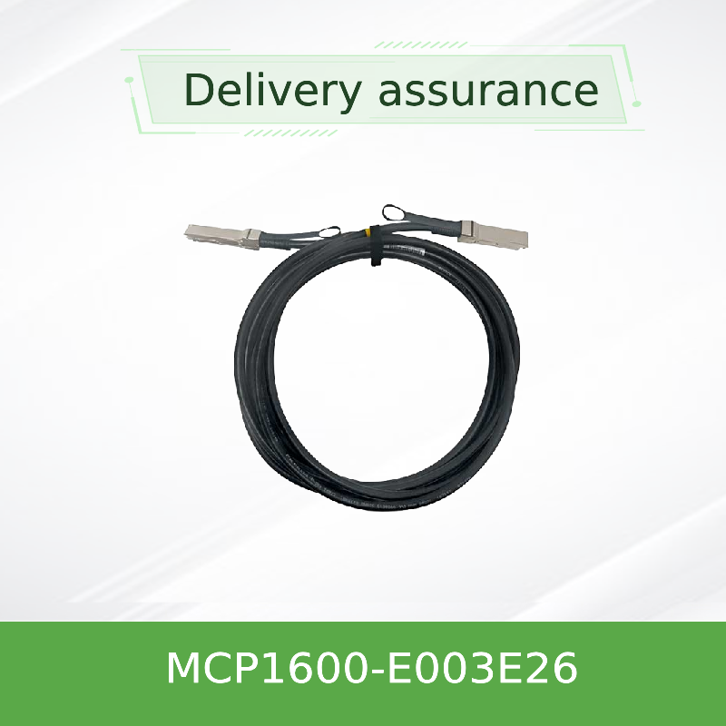 Mellanox MCP1600-E003E26 100Gb/s QSFP28 Passive Copper DAC Cable – 3m, 26 AWG, EDR InfiniBand, LSZH