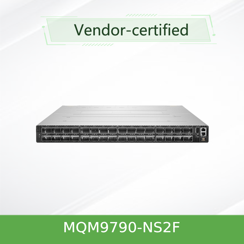 NVIDIA Quantum-2 QM9790-NS2F 400Gb/s InfiniBand Switch – 64-Port NDR Smart Switch with 51.2 Tb/s Throughput