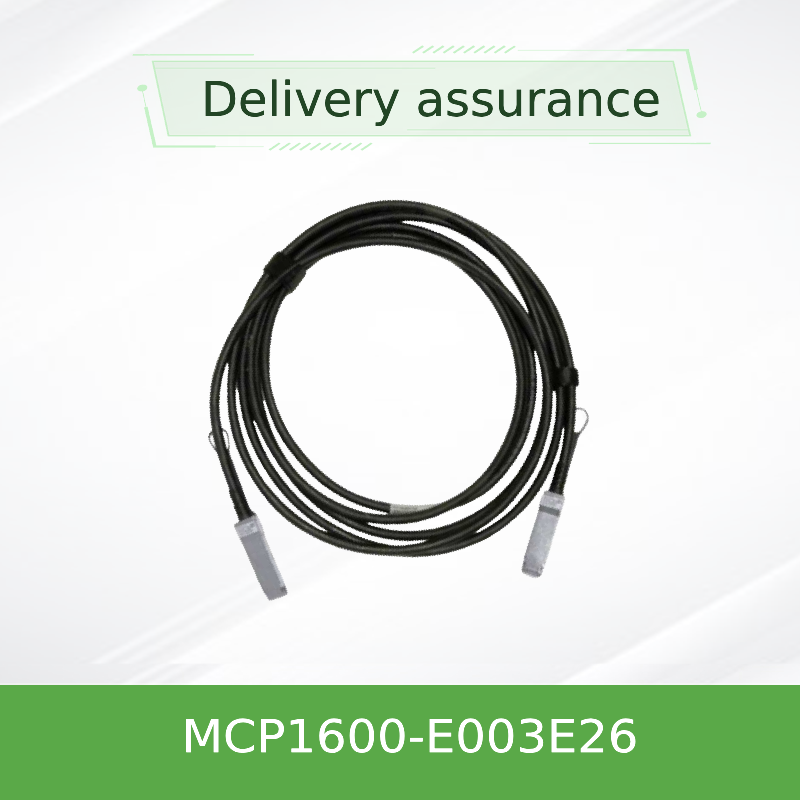 Mellanox MCP1600-E003E26 100Gb/s QSFP28 Passive DAC Cable, 3 m, 26AWG | 100G EDR Copper Cable