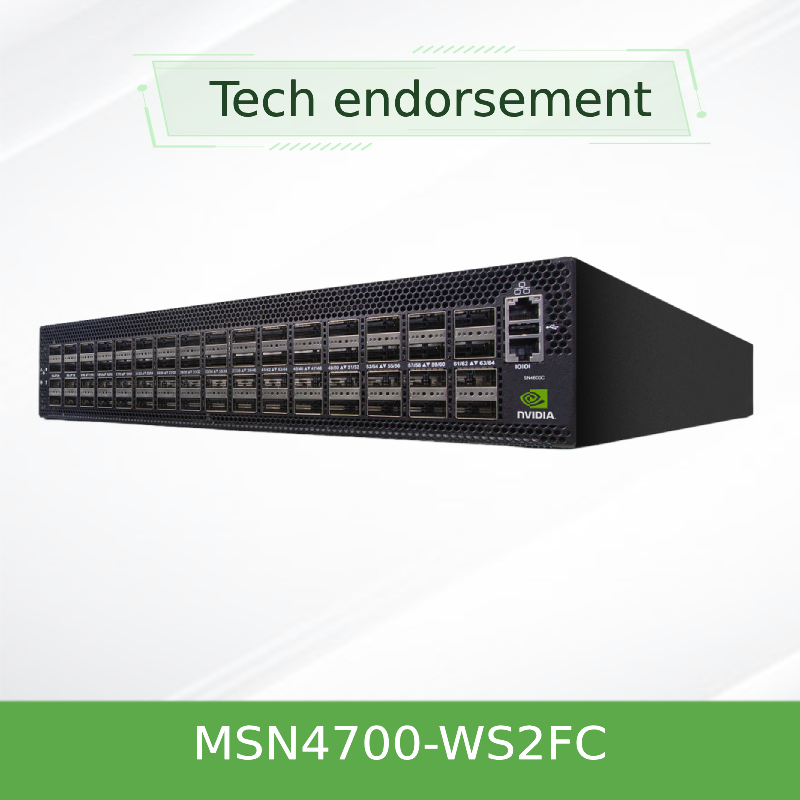 NVIDIA Spectrum SN4000 MSN4700-WS2FC 400GbE Data Center Switch | High ...