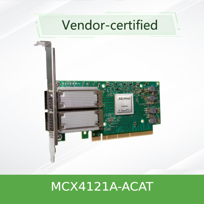 Mellanox ConnectX-4 Lx EN MCX4121A-ACAT Dual-Port 25GbE Network Card ...