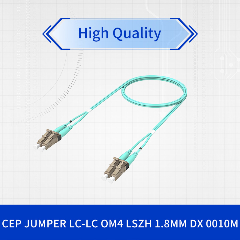 CommScope OM4 LC Duplex Patch Cord | 50/125μm Multimode Fiber ...